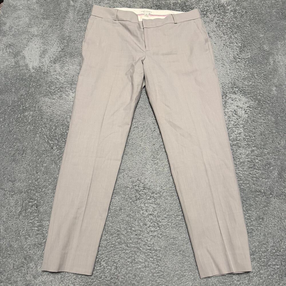 Banana Republic Pants Womens 10 Logan Mid Rise Straight Stretch Trouser Wool